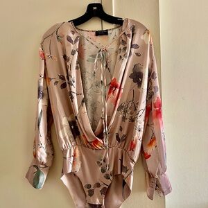 Zara Multicolor Floral Bodysuit